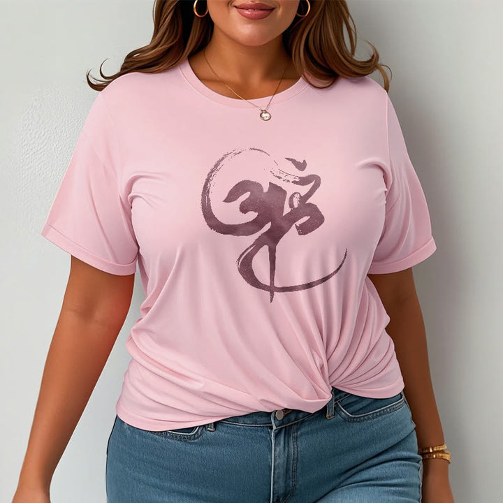 Buddha Stones Om Design Cotton Tee T-shirt - image 16