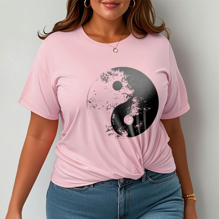 Buddha Stones Yin Yang Tai Chi Pattern Cotton Tee T-shirt - image 19
