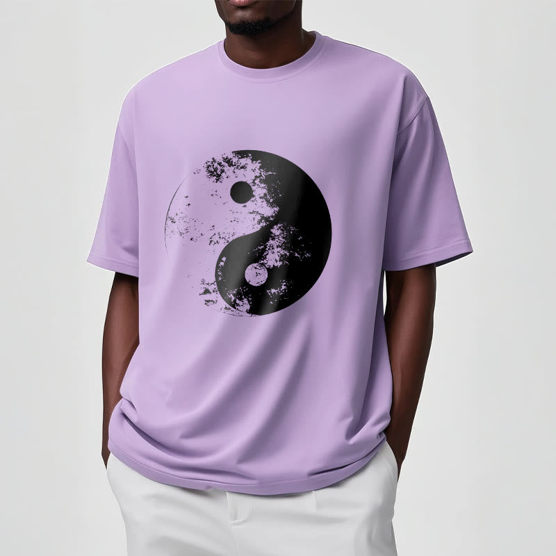 Buddha Stones Yin Yang Tai Chi Pattern Cotton Tee T-shirt - image 17