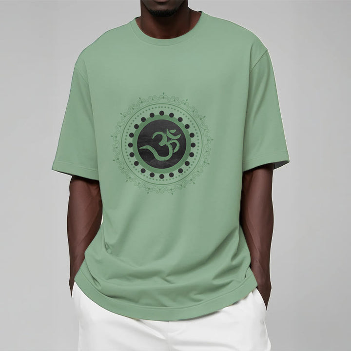 Buddha Stones Om Mandala Pattern Cotton Tee T-shirt - image 19