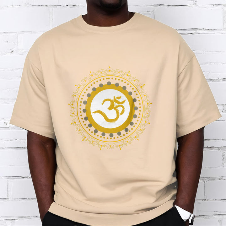 Buddha Stones Om Mandala Pattern Cotton Tee T-shirt - image 14