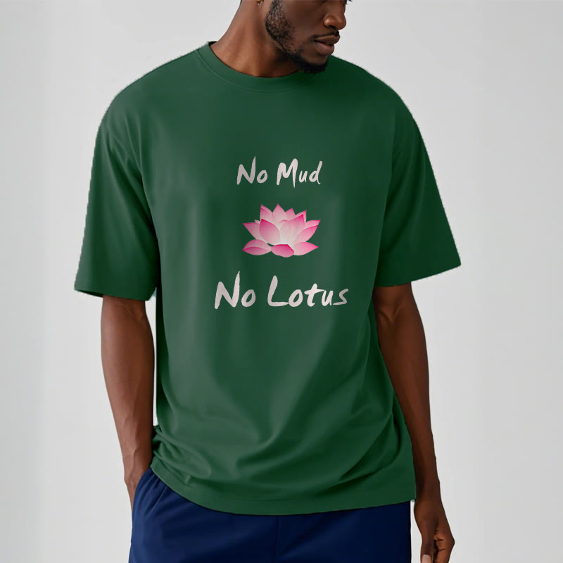 Buddha Stones No Mud No Lotus Cotton Tee T-shirt - image 6