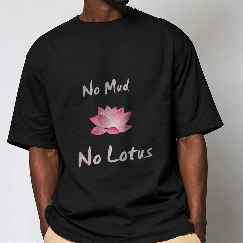 Buddha Stones No Mud No Lotus Cotton Tee T-shirt - image 2