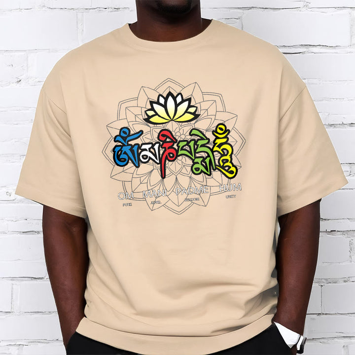 Buddha Stones Om Mani Padme Hum Lotus Tee T-shirt - image 18