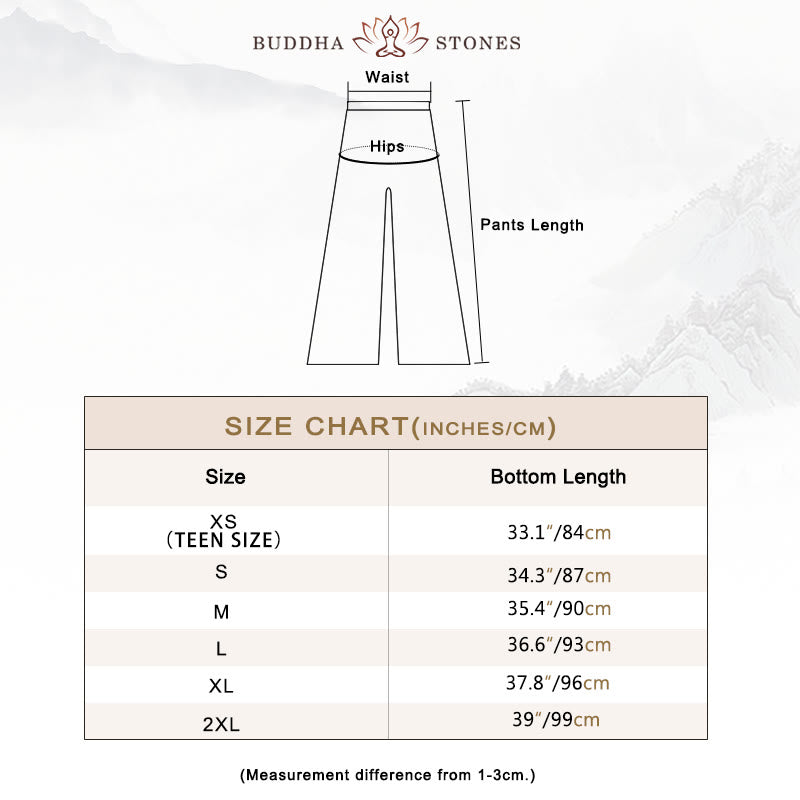 Buddha Stones Gradient Painting Meditation Prayer Spiritual Zen Tai Chi Qigong Practice Unisex Clothing Set - image 6