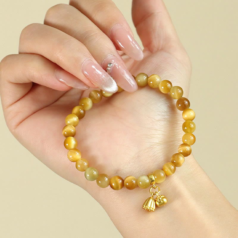 Buddha Stones Tiger Eye Fu Character Bamboo Koi Fish Lotus Om Mani Padme Hum Protection Bracelet - image 7