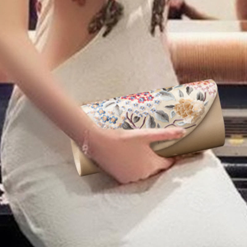 Buddha Stones Hydrangea Su Embroidery Wedding Shopping Wallet Purse Handbag Crossbody Bag - image 11