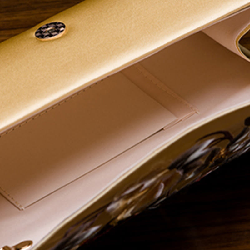 Buddha Stones Hydrangea Su Embroidery Wedding Shopping Wallet Purse Handbag Crossbody Bag - image 20