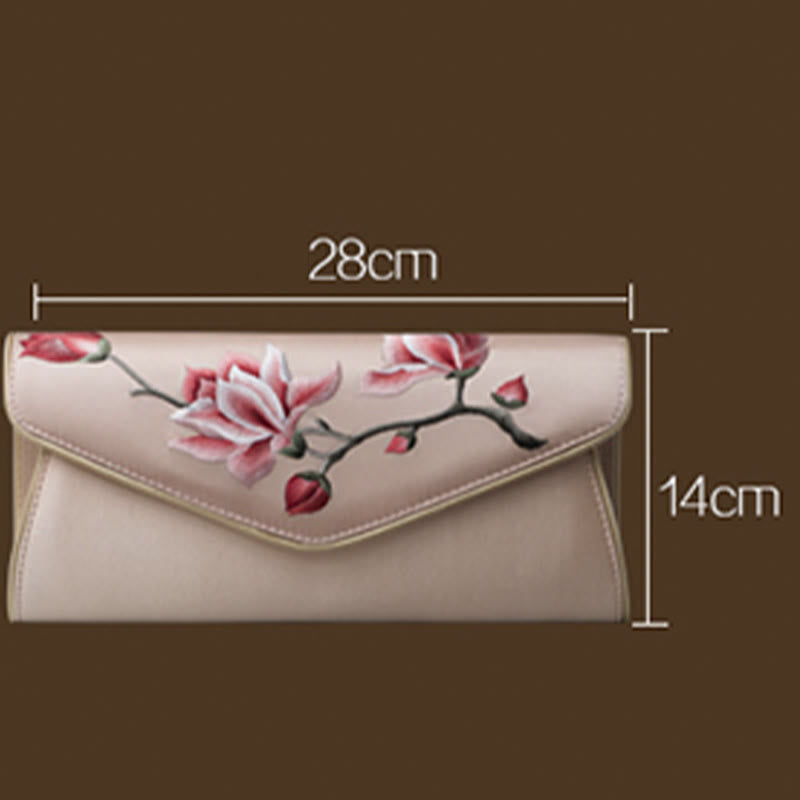 Buddha Stones Magnolia Su Embroidery Wedding Shopping Purse Handbag Crossbody Bag - image 13