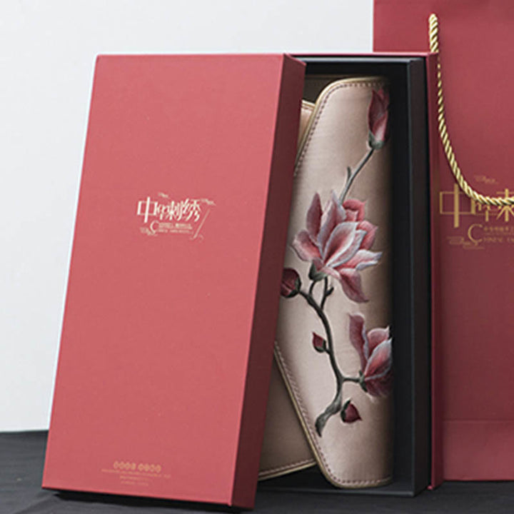 Buddha Stones Magnolia Su Embroidery Wedding Shopping Purse Handbag Crossbody Bag - image 11