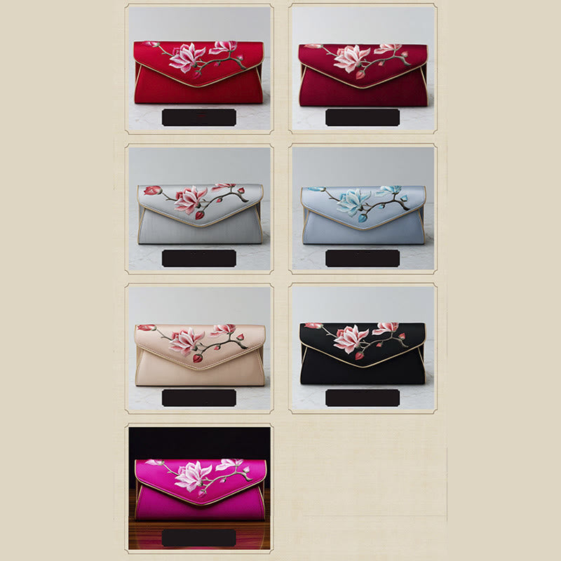 Buddha Stones Magnolia Su Embroidery Wedding Shopping Purse Handbag Crossbody Bag - image 26