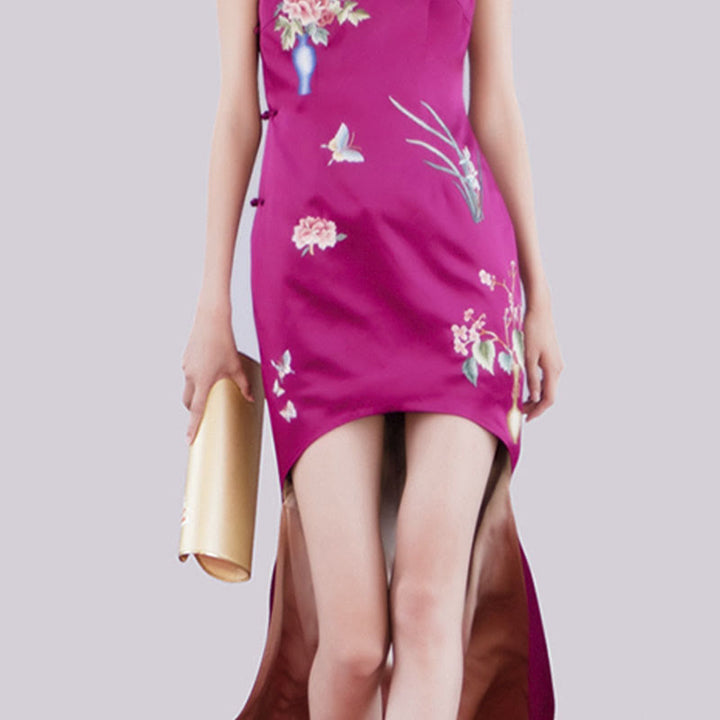 Buddha Stones Magnolia Su Embroidery Wedding Shopping Purse Handbag Crossbody Bag - image 5