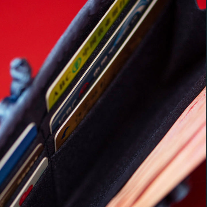 Buddha Stones Butterfly Orchid Su Embroidery Journey Shopping Purse Handbag  - image 11