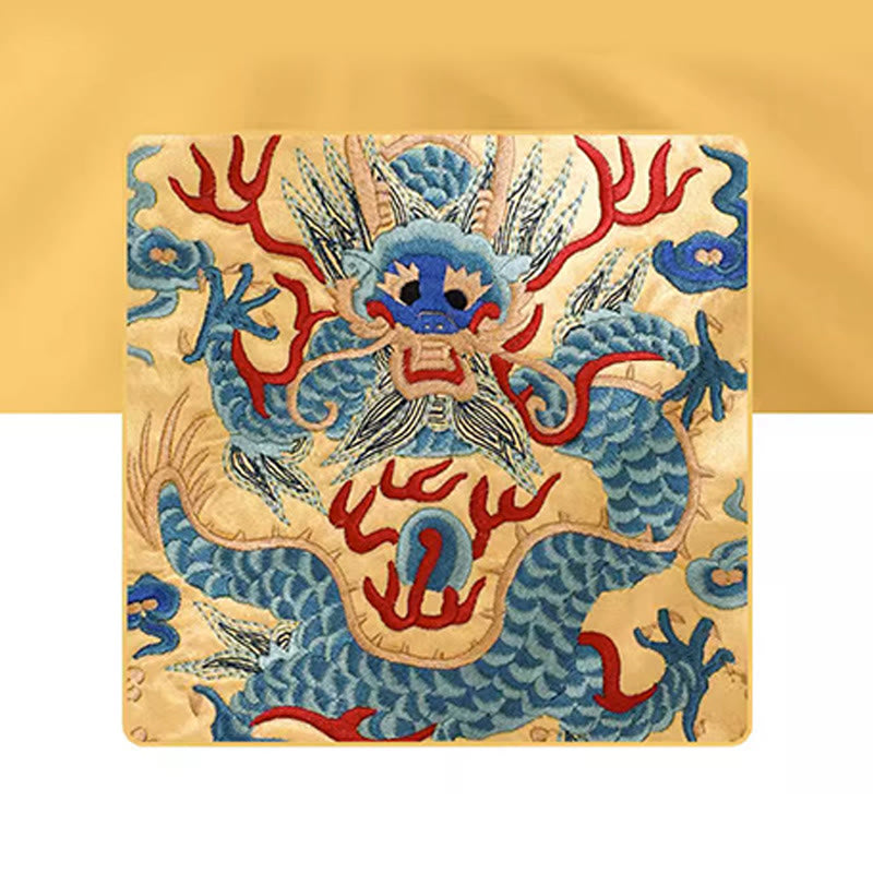 Buddha Stones Mythical Beast Phoenix Dragon Qilin Su Embroidery Ticket Folder Storage Journey Shopping Purse Handbag  - image 18