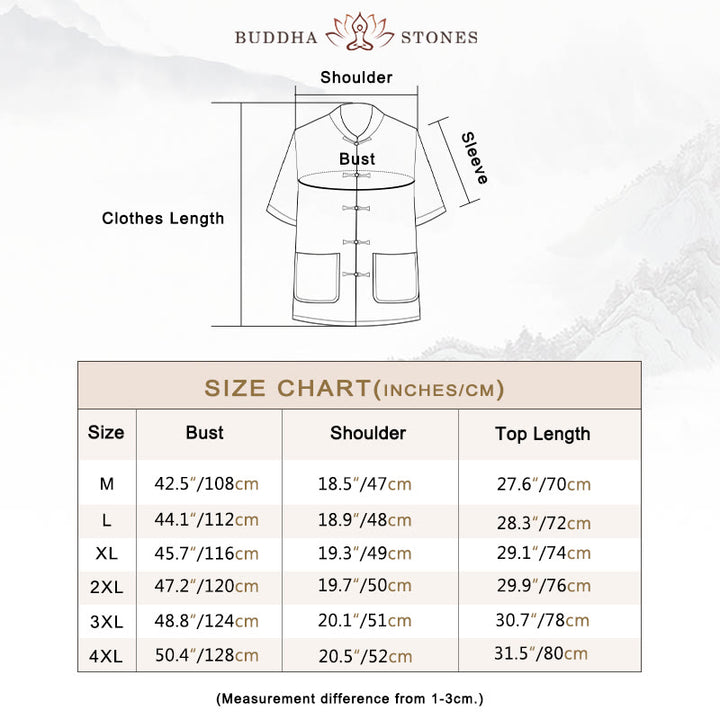 Buddha Stones Tang Suit Hanfu Chinese Dragon Traditional Kung Fu Uniform Short Sleeve Tops and Pants Clothing Men's Set - image 4