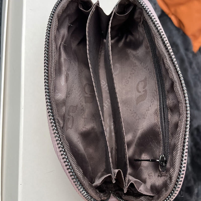 Buddha Stones Lotus Su Embroidery Journey Shopping Purse Handbag - image 7