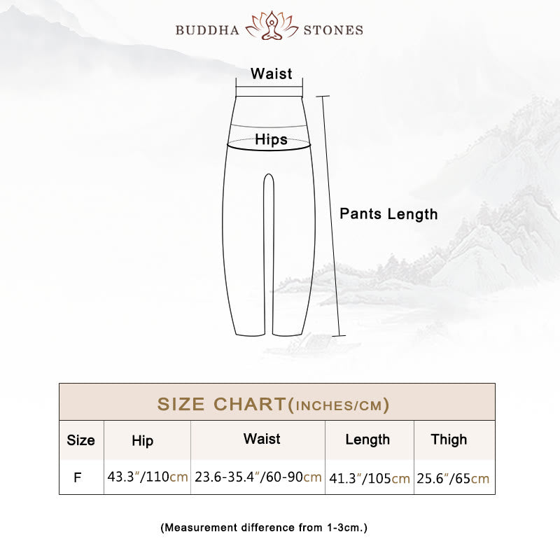 Buddha Stones Boho Loose Round Geometric Pattern Harem Trousers Women's Yoga Pants - image 5