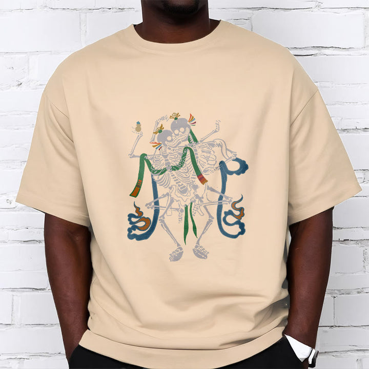Buddha Stones Tibetan The Lord Of The Corpse Forest Design Tee T-shirt - image 20