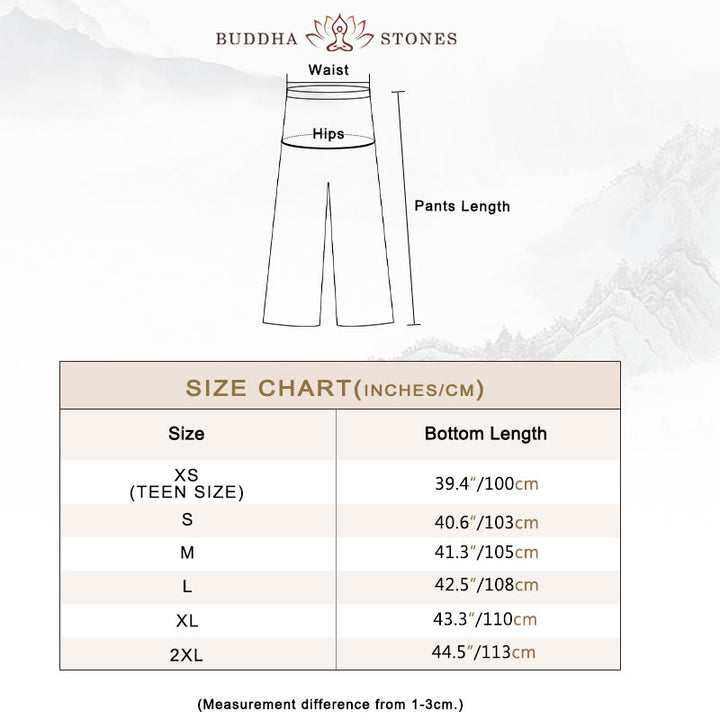 Buddha Stones Auspicious Clouds Embroidery Meditation Prayer Spiritual Zen Tai Chi Qigong Practice Unisex Clothing Set - image 6