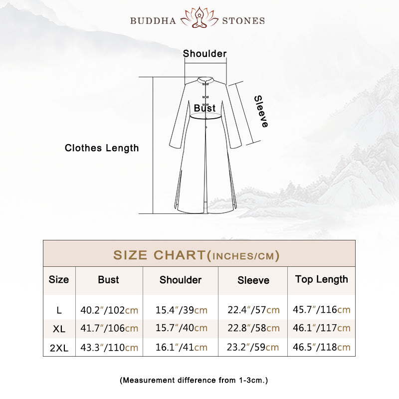 Buddha Stones 2Pcs Chinese Frog Button Design Zen Tai Chi Meditation Clothing Cotton Linen Top Pants Women's Set - image 5