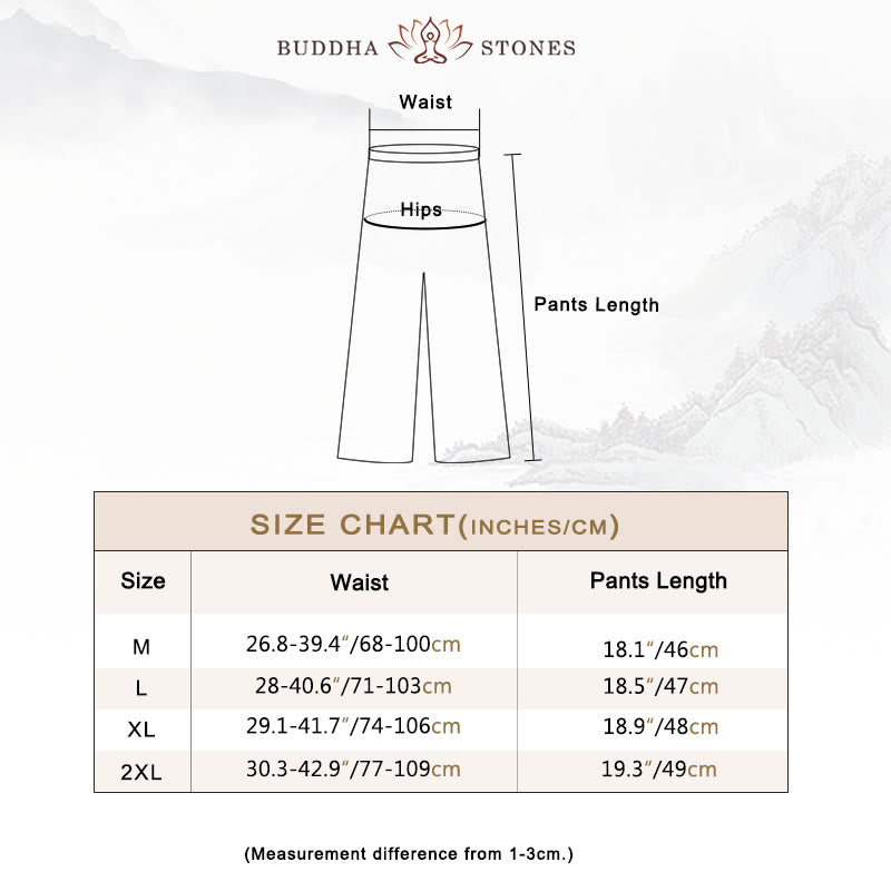 Buddha Stones V-Neck Midi Tunic Dress Wide Leg Pants Meditation Zen Practice Dance Clothing - image 6