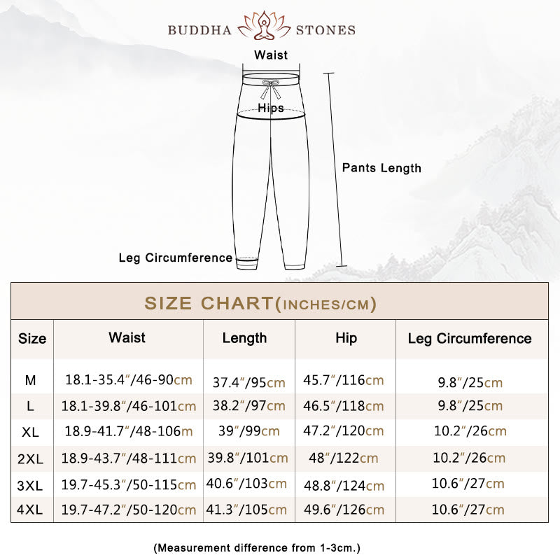 Buddha Stones Solid Color Traditional Cotton Linen Short Sleeve T-shirt Pants Clothing Men's Set - image 5