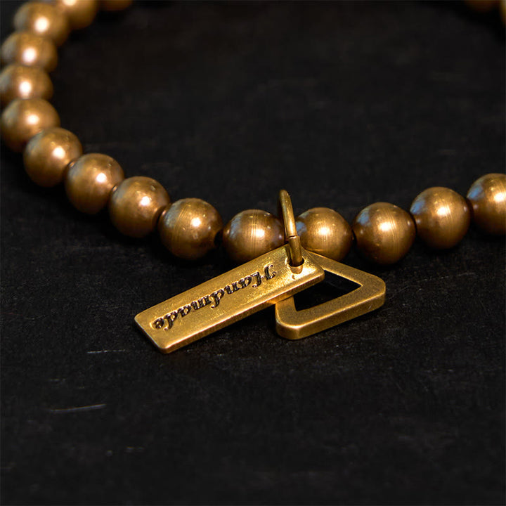 Buddha Stones Copper Beads Balance Bracelet - image 2