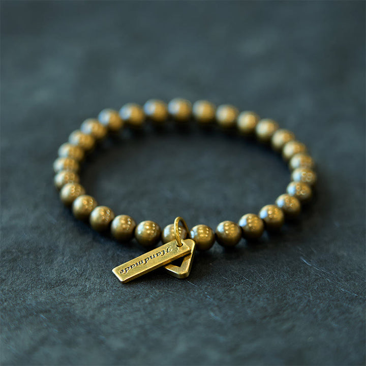 Buddha Stones Copper Beads Balance Bracelet - image 5