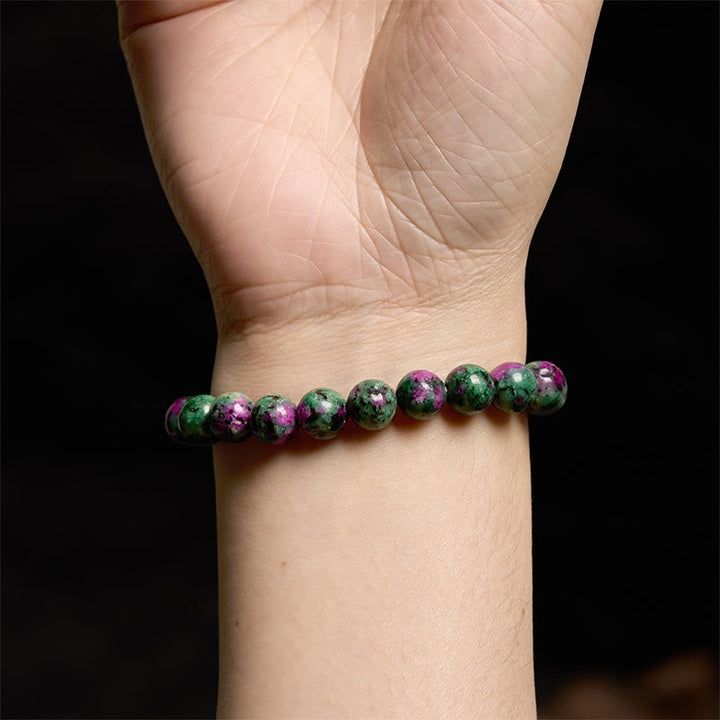 Buddha Stones Ruby Zoisite Connection Bracelet - image 4