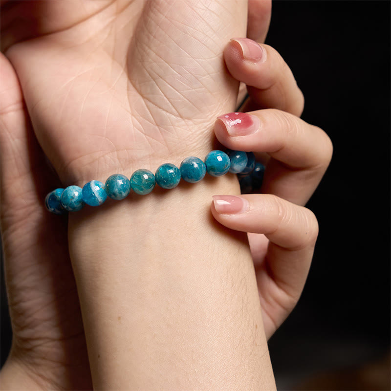 Buddha Stones Apatite Manifestation Bracelet - image 5