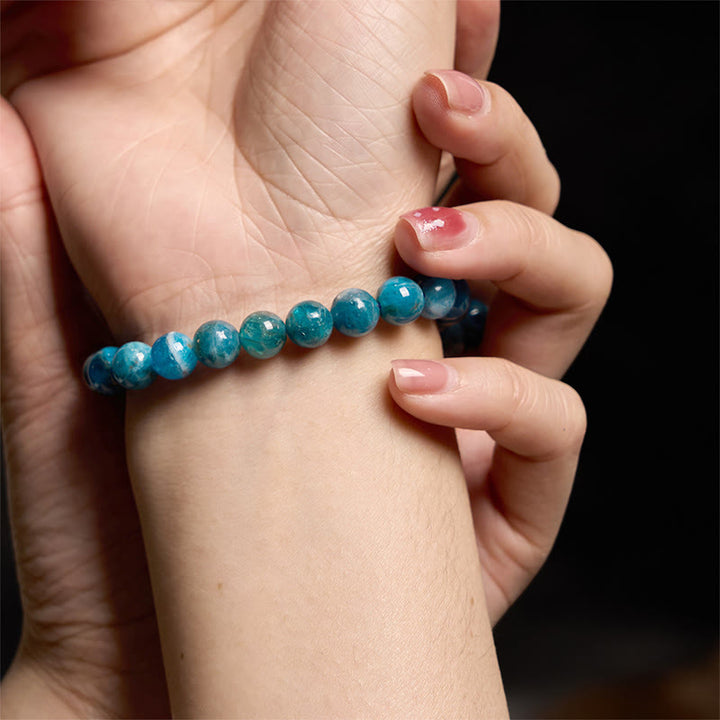 Buddha Stones Apatite Manifestation Bracelet - image 5