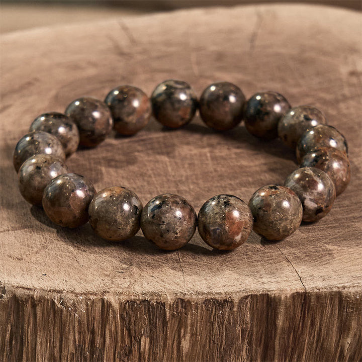 Buddha Stones Yooperlite Creativity Bracelet - Yooperlite(Wrist Circumference: 14-16cm) - 12mm - image 9