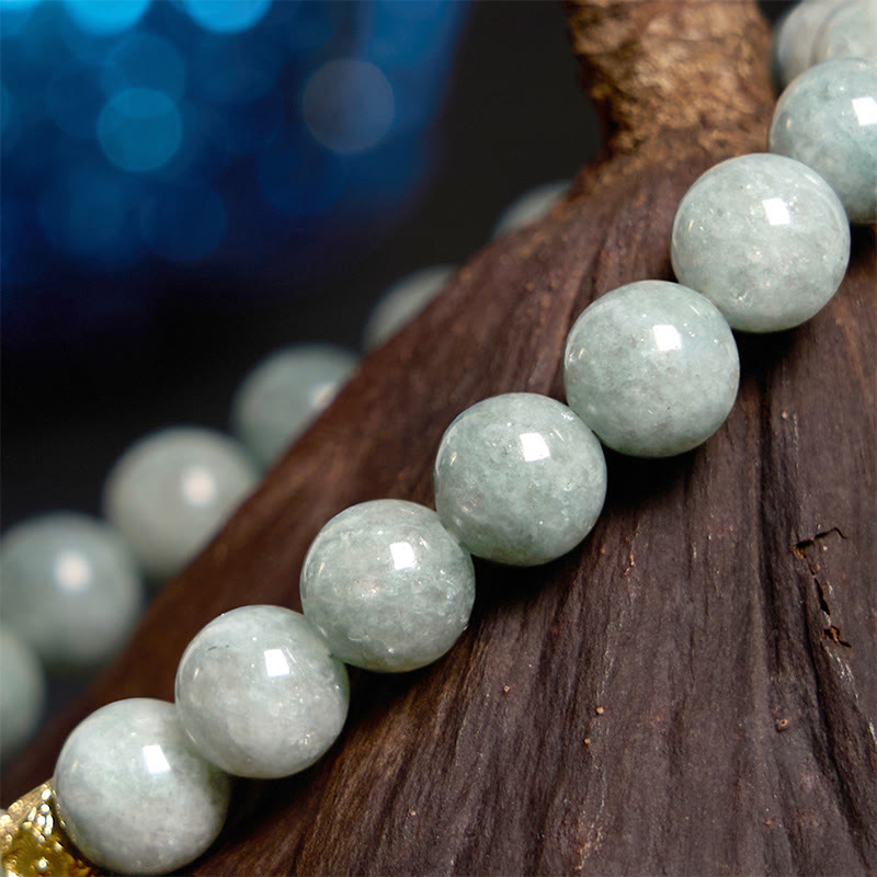 Buddha Stones Jade Abundance Flower Bracelet - image 3