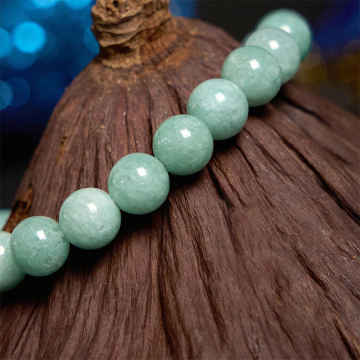 Buddha Stones Jade Yellow Tiger Eye Prosperity Bracelet - image 5