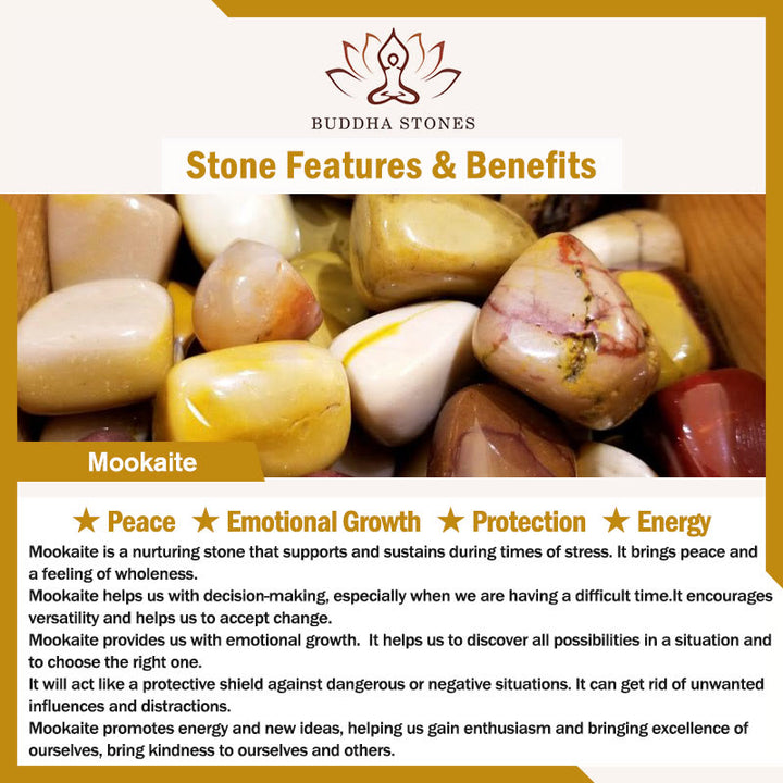 Buddha Stone Mookaite Emotional Growth Bracelet - image 7