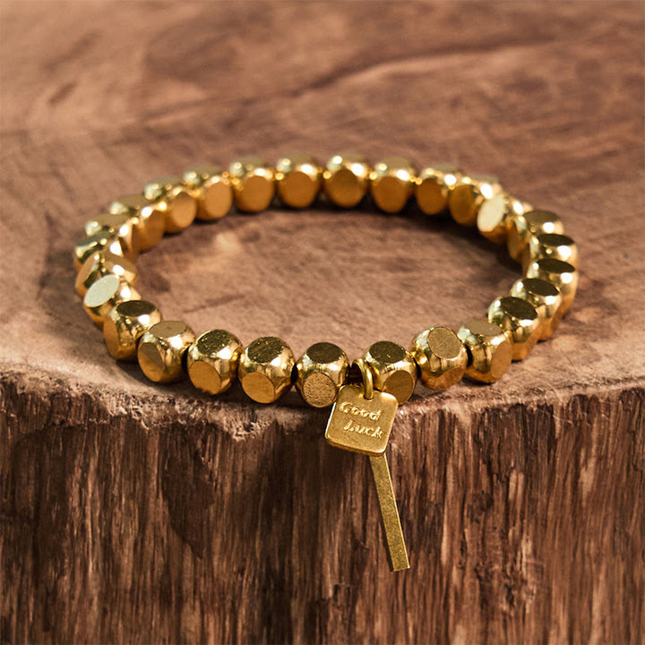 Buddha Stones Copper Good Luck Wealth Bracelet - image 17
