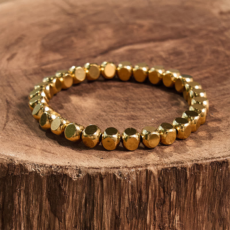 Buddha Stones Brass Copper Good Luck Healing Bracelet - image 11