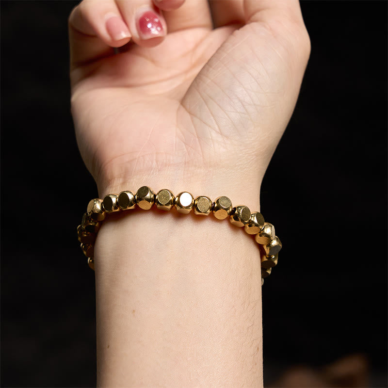 Buddha Stones Copper Good Luck Healing Bracelet - image 5