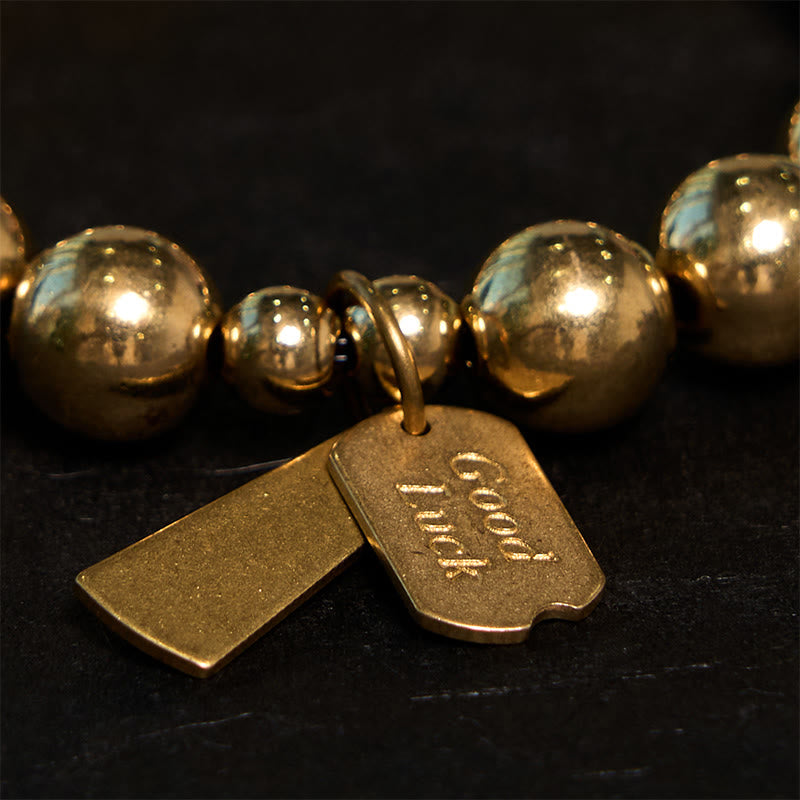 Buddha Stones Brass Copper Healing Bracelet - image 2