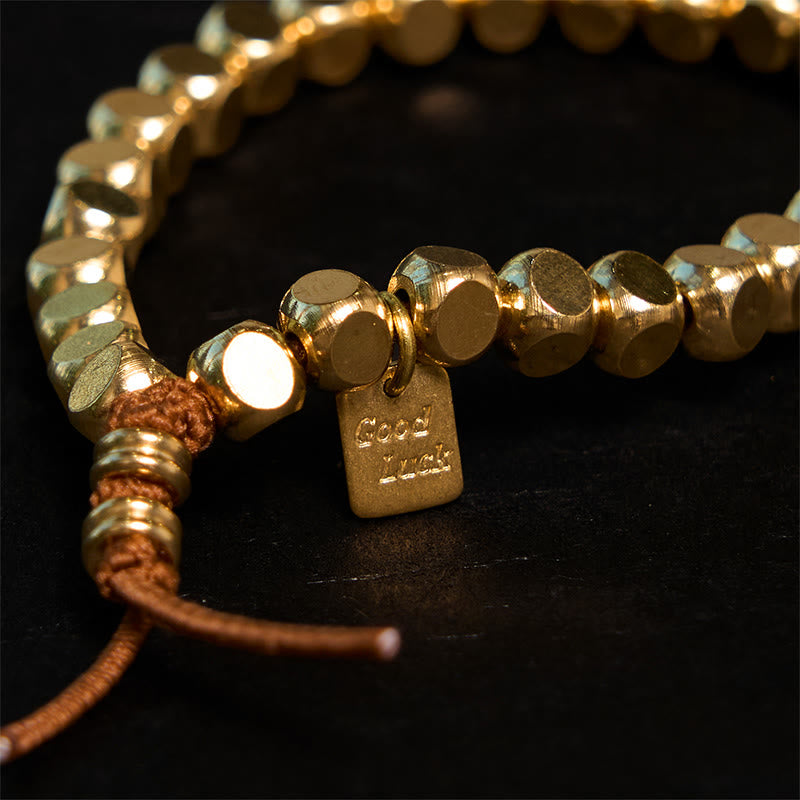 Buddha Stones Copper String Good Luck Self Care Bracelet - image 2