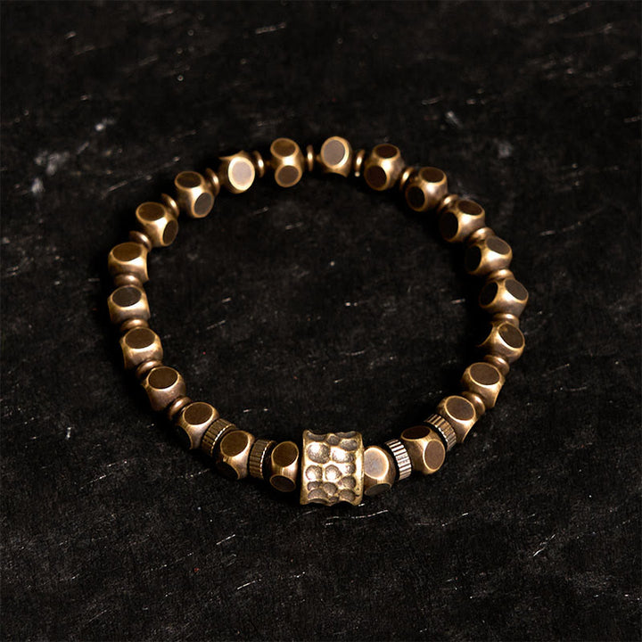 Buddha Stones Copper Meteorite Pattern Balance Bracelet - image 1
