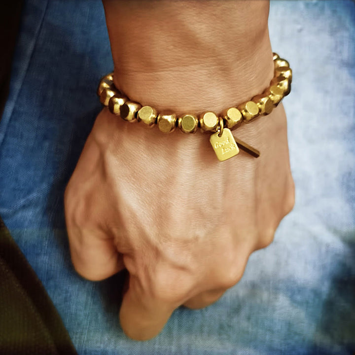 Buddha Stones Copper Good Luck Wealth Bracelet - image 13