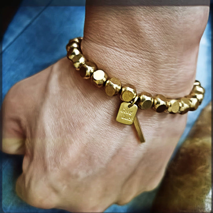 Buddha Stones Copper Good Luck Wealth Bracelet - image 14