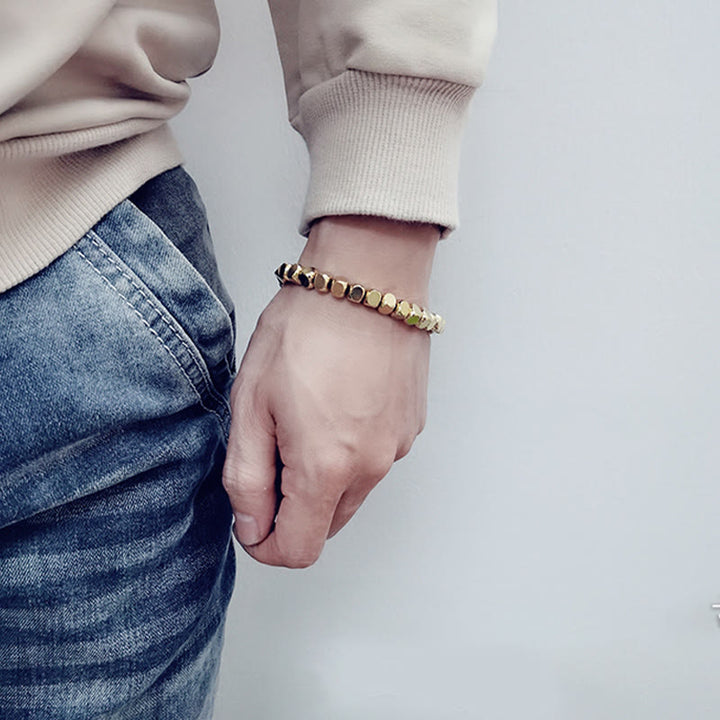 Buddha Stones Copper Good Luck Healing Bracelet - image 4