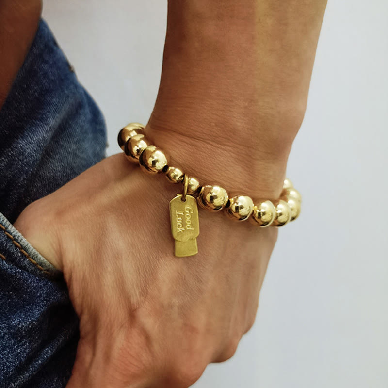 Buddha Stones Brass Copper Healing Bracelet - image 3