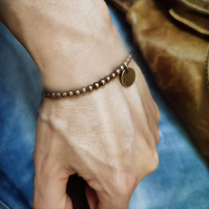 Buddha Stones Amekaji Brass Copper Balance Bracelet - image 4