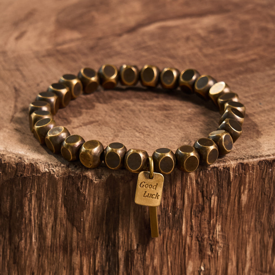 Buddha Stones Copper Good Luck Wealth Bracelet - image 8