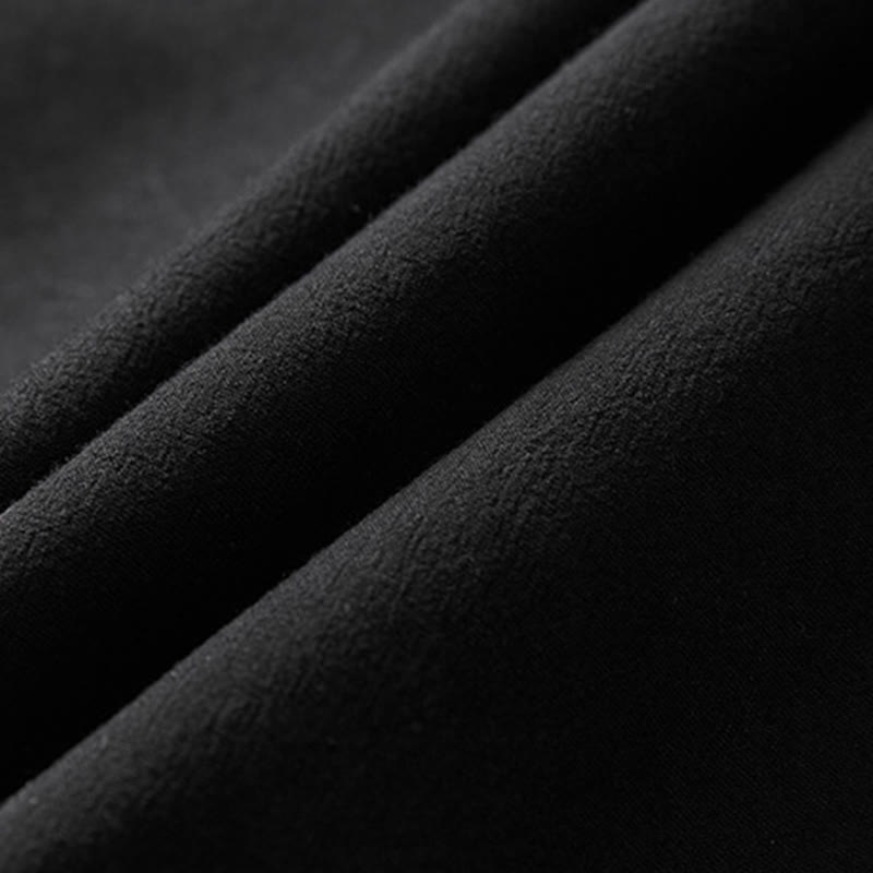 Buddha Stones Fall Men's Cotton Mid-length Coat Double-sided Jacket - image 16