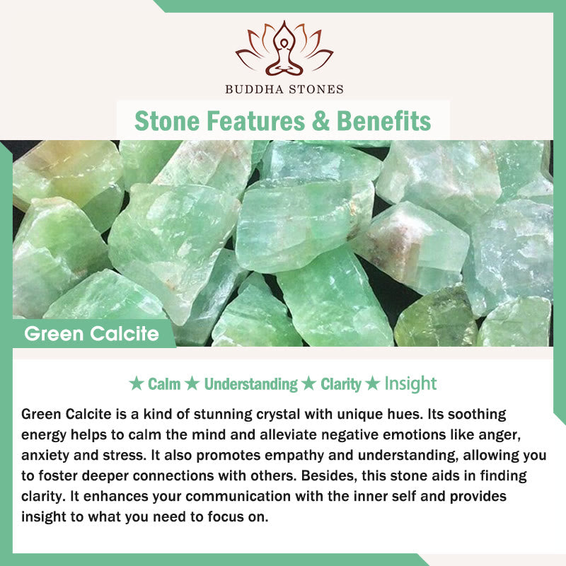 Buddha Stones White Turquoise Picasso Jasper Green Calcite Blessing Bracelet - image 8