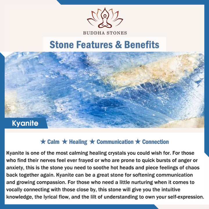 Buddha Stones Kyanite Healing Bracelet - image 8